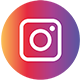 A picture of an instagram logo on a colorful background.